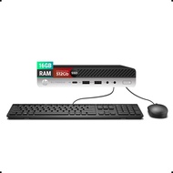 HP EliteDesk 800 G5 Mini Desktop Computer, Intel Core i5-9500T 3.70 GHz, 16GB DDR4 RAM, 512GB NVMe S