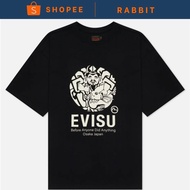GENUINE BLACK EVISU T-SHIRT | THE RABBIT