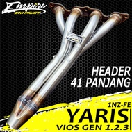 TOYOTA Header Yaris Bakpao Lele Vios Limo Gen 1 2 3 1NZ-FE 41 Length Empire Exhaust