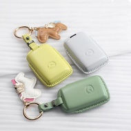 Remote Key Cover Case For Car Mazda 3 Alexa CX8CX4 CX5 CX-5 CX-30 CX30 2019 2020 PU Leather Car Key 