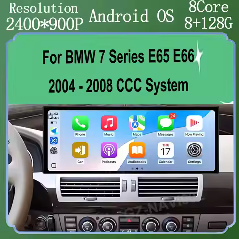 Wireless Carplay For BMW 7 Series E65 E66 2004 - 2008 CCC System Car Multimedia Video Wifi Android 1
