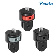 Universal 360 Swivel 1/4 Screw Converter Mini Tripod Adapter for Gopro 12 11 10 9 8 7 Eken Insta360 