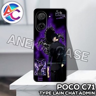AC74/Case poco C71/ ANIME Motif/softcase poco C71/casing poco C71/silicone poco C71