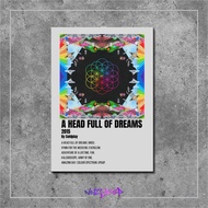 Music band Album Poster Full Of Dreams Heada by Coldplay mdf wood poster