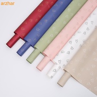 20 sheets Simple Line Drawing Gold Silver Heart Print Thick Matte Gift Wrapping Paper Valentine Flor