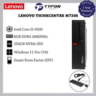 Lenovo ThinkCentre M720s SFF i5-9500 8GB DDR4 RAM 256GB NVMe SSD Win 11 Pro Desktop PC Computer (Ref
