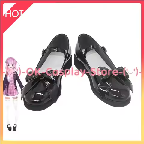[Custom Made] Minato Aqua Cosplay Shoes PU Leather Shoes Halloween Carnival Boots Cosplay Prop