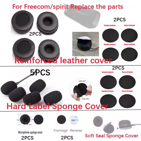 For Cardo Freecom/spirit motorcycle helmet Bluetooth intercom Replacement of sponge and leather part