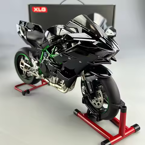 Spray 1:6 Kavvasaki Racing Ninja 500 H2R Motorcycle Simulation Sound Light Fast And Furious Kid Gift