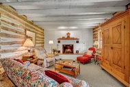 Historic Log Cabin Retreat Near Town on 5 Acres!