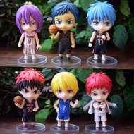6pcs Kuroko's Basketball Tetsuya Kuroko Taiga Kagami Daiki Aomine Ryota Kise Atsushi Murasakibara Se