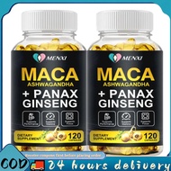 Maca Root Extract Capsules Peruvian Maca Extract Ginseng Energy Support Sotgels 120 Capsule