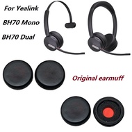Original Ear Pads For Yealink BH70 Dual Teams/BH70 Mono Teams headphones replacement earmuff ear pil