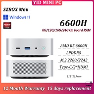 2026 REC MINI PC AMD Ryzen 5 6600H LPDDR5 M.2 2280/2242 Type-C 2*HDMI Gaming PC 1 Year Warranty