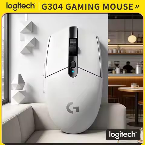 Logitech G304 Wireless Mouse LIGHTSPEED Tech 12000 DPI HERO Sensor 1ms Response 9-Month Battery Ergo