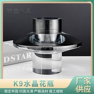 Irregular Ornaments Glass Flower Vessel Creative Indoor Hotel Club Living Room Home Decoration Vase 