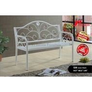 Yi Success Love Metal Garden Bench Chair / Powder Coated Metal Garden Bench Chair / Outdoor Bench Ch