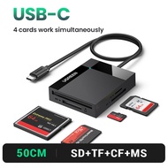 UGREEN 4 in 1 USB 3.0 Card Reader for Digital Memory Cards TF SD Micro SD read 4 cards simultaneously 50cm