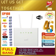 【Modified】CP108 Unlocked 300Mbps Wifi Routers 4G LTE CPE Mobile Router with LAN Port Support SIM card Portable Wireless Router WiFi Router