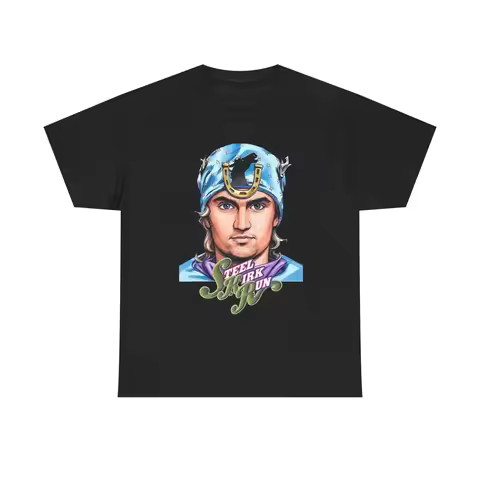 anime jojo 7 steel ball run Charlie Kirk & Gyro Zeppeli graphic 100%Cotton unisex shirt 2026 Summer 