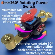 Battery Disconnect Built-in Voltage Meter Voltage Meter Vehicle Maintenance