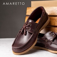 Ilakad Amaretto Boat Leather Shoes Men Topsider Men Leather Shoes Marikina Made