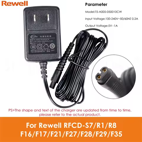 Original Rewell Professional Hair Clipper Charger Power Adapter for RFCD-F17 S7 F28 F29 900 Electric