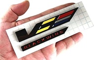 V-Blackwing Emblem V-Series Black Out Blackwing Badge Chicklet V Logo Replacement for 2020-2024 CT4 