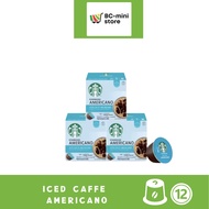 STARBUCKS เนสกาแฟ โดลเช่ กุสโต้ แคปซูลกาแฟ STARBUCKS ICED CAFFE AMERICANO แคปซูลสตาร์บัค 12แคปซูล/กล