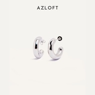 AZLOFT Classic Tunnel Earrings Hypoallergenic Shower-safe