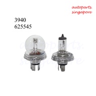 Flosser Headlight bulb for vintage vehicle Round base R2 H4 P45T Made in EU