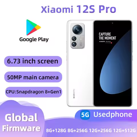 Xiaomi 12S Pro 5G RAM 8GB/12GB ROM 128GB/256GB/512GB 6.73-inches AMOLED 3.2GHz Battery 4600mAh 50MP 