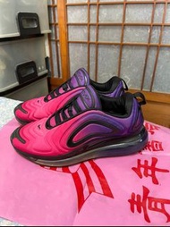 「 二手鞋 」 Nike Air Max 720 女版運動休閒鞋 US8.5（粉紫）鐵2-6