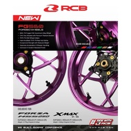 XMAX V1 V2 V3 FG560 FORGED WHEELS RCB BLUE BLACK PURPLE RED SILVER BRONZE GREEN SPORT RIM
