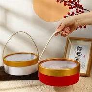 Portable Cylinder Wedding Candy Box Large Cake Baking Snack Packaging Dessert Souvenir Gift Packagin