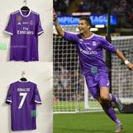 👏 C朗拿度 c.ronald 皇馬 皇家馬德里 RMD Real Madrid Away Retro 16/17賽季 客場 球迷版 短袖 長袖 復古 波衫 球衣 jersey “💎紫鑽商家💎 所有衫