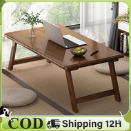 Woodland Bamboo Foldable Table Laptop Tea Computer Table Wooden Desk Bed Table 70/80CM