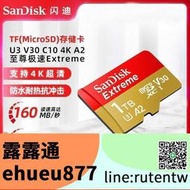 滿額免運閃迪sandisk記憶卡512g 1tb行車記錄儀專用卡監控內存卡tf卡高速存儲卡micro 手機