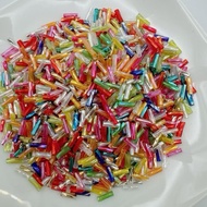 450G 6mm Bamboo Twisted Beads in all colors to attach to clothes