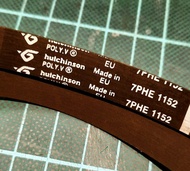 洗衣機皮帶 hutchinson poly v 7phe 1152.
太子或旺角交收