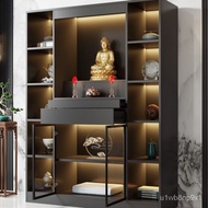 Buddha Shrine New Chinese Style Clothes Closet Worship Altar Modern Light Luxury Buddha Cabinet God of Wealth Cabinet Ho