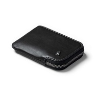 Bellroy Leather Card Pocket Wallet - Slim Zipper Wallet for Up to 15 Cards, Cash, and Coins - Variou