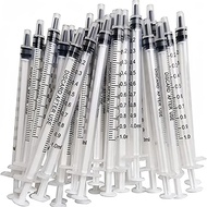 1ml 1cc syringe no needle plastic injector with cap, suitable for pet oral, supplement, oil or glue 