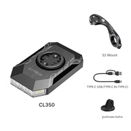ไฟหน้าจักรยาน CYCLAMI CL350 สำหรับ Garmin XOSS IGPSPORT Magene GPS G2 แบตเตอรี่ 4000mAH แบบชาร์จได้