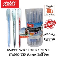 GSOFT WX3 ULTRA-FINE NANO TIP 0.4mm Ball Pen (3pcs/ 10pcs)