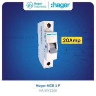 MCB HAGER 1 PHASE C20AMP 1 PHASE SNI