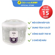SALE - Nồi cơm điện Delites 1.8 lít NCG1805-Chính Hãng trưng bày đẹp giá rẻ mới 98-99% - 1.8 lít dùn