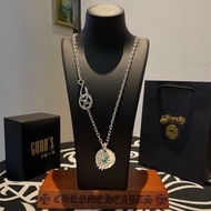 Goro's 太陽羽毛銀項鍊