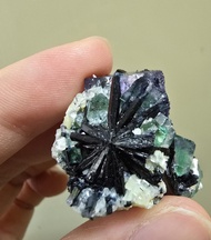 納米比亞瑩石黑碧璽共生水晶