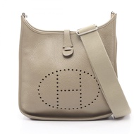 【二手】愛馬仕 HERMES Evelyne 3 Trois PM 單背包 Sage Sage 其他 Evelyne 3PM Sage 女士二手 A